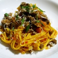 オステリア・オリエーラ - 鹿肉と新ごぼうのラグー　タヤリン
