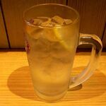 立呑み晩杯屋 - ドリンク写真:まずは「チュウハイ」(250円)