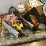 湯と巻 に鼓ん - 本まぐろの赤身とアボガド／熟成いくらの溢れ寿司