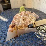 湯と巻 に鼓ん - 宇和島真鯛の塩たたき