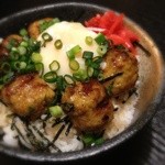 Yakitori Izakaya Don - ふわっふわっのつくね。ご飯と一緒に( ̿་ ྭ ་ ̿)̄☝