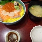 どんぶり居酒屋 喜水丸 - ◆北海海鮮丼（ミニ：980円）