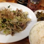 鉄板 好味 - 野菜炒め定食(ご飯小)