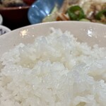 おばんざい食堂 いち - 肉野菜炒め定食(\1,200)　土鍋ごはん