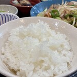 おばんざい食堂 いち - 肉野菜炒め定食(\1,200)　土鍋ごはん