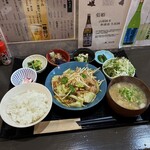 おばんざい食堂 いち - 肉野菜炒め定食(\1,200)
