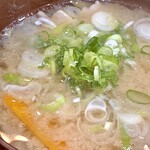 おばんざい食堂 いち - 焼魚（ホッケ）定食(\1,200)　豚汁