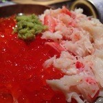 北海番屋 - カニイクラ丼