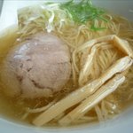 麺屋 菜々兵衛 - 名古屋コーチンあっさり塩のアップ