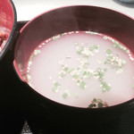 とり焼一 - ランチの鶏スープ