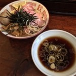 中華そば しば田 - 味玉チャーシューつけそば（￥1,100）5/11/2015