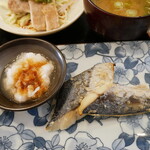 ごはんや 笑 - 鰆には大根おろしも付きます♡心遣いにやられたっ♪