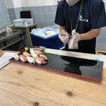 的野水産 - 2代目店主が握る