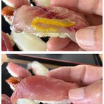 的野水産 - 上 イサキ
下 カツオ