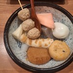 生ビール199円とおでん500円食べ放題 のれん - 