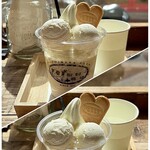 町村農場 - 料理写真:マスカルポーネとクリームチーズのはちみつサンデー