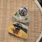 ごちそう焼むすび おにまる - 料理写真:高菜しょうが、ふんわり厚たま(おかかとあおさ)