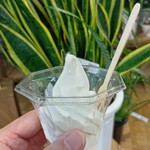 カフェ ブリッコ - 料理写真:ソフトクリーム Sサイズ 150円
