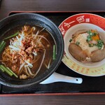 台湾料理 福亭 - 料理写真:台湾ラーメン＋叉焼飯