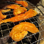 Akakara - 鶏せせりを無煙ロースターで焼き焼き～♪