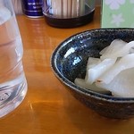 ラーメンだすけ - 付けだしのおしんこ