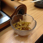 ジンギスカン ひつじや - 山葵の酢漬け