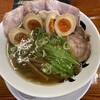 黒船 - 料理写真:特製秋刀魚ラーメンだし醤油＋煮卵
