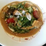 ステーキハウス ミディアムレア - 玉ねぎドレッシングサラダ☆
                                