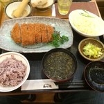 かつ徳 - 【2015年03月】熟成極上とろロースかつ定食＠1,761円です。