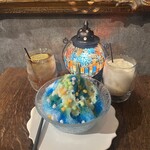 霞 - 料理写真:かき氷(ラムネ)