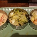 ケララの風II - ミールス3：トマトのカーラン、キャベツのトーレ、アヴィヤル