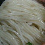 麺や而今 - 冷やしつけとろ海老そば 雉のたたきのせ(2015/5)