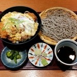 高田屋 - かつ丼と冷そばセット（780円＋税）