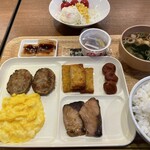 ベッセルイン広島駅前 - 2日目の朝食は、和食にしました‼️がんす、穴子は嬉しかったです☺️