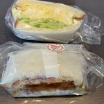 ボンボンクー - ハムカツサンド、玉子サンド