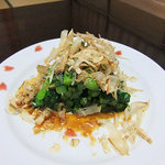 ふじや旅館 - ４月の夕食（冬菜のおひたし)