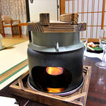 ふじや旅館 - ４月の夕食（筍ご飯)