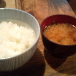 江戸料理 櫻田 - 銀シャリと味噌汁