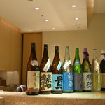 築地すし好 JIN仁 - お酒がずら～っと