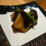 築地すし好 JIN仁 - なす田楽（京都の賀茂ナス）