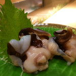 築地すし好 JIN仁 - タコの吸盤（お造り）