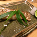 築地すし好 JIN仁 - 千葉県竹岡のタチウオ。塩焼きで