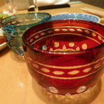 築地すし好 JIN仁 - 切り子のおちょこ