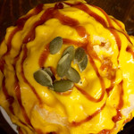 みなと屋 - カラメルソースとカボチャの種で美味さ倍増！