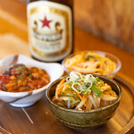 立ち呑みスタンド ヨッコイショ - 料理写真:おひとり様限定 おばんざい3種盛り