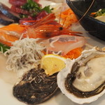 ぎょれん市場 - 1200円『本日のおまかせ刺身定食』2015年5月吉日