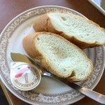 六甲ビューパレス - お得セット　スープとパン　430円
