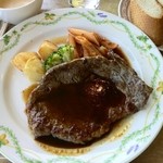 六甲ビューパレス - リブロースステーキ　1630円