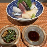 割烹佐々木 - カツオ、イカ、サンマ、貝、鮑、タコ