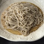 地粉や - 細麺の蕎麦